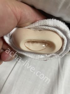 オナホールにはたっぷりのローションを注入